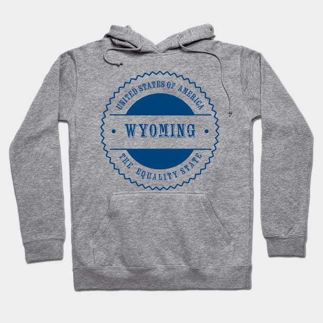 Wyoming state Hoodie by Athenum